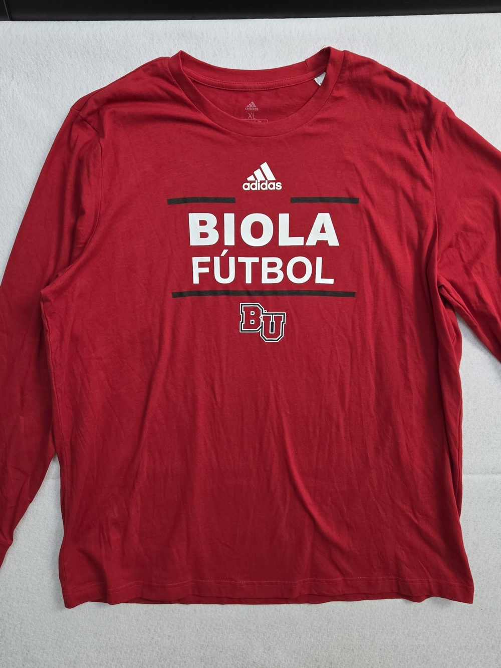 Adidas Biola Fútbol Long-Sleeve Shirt - Red